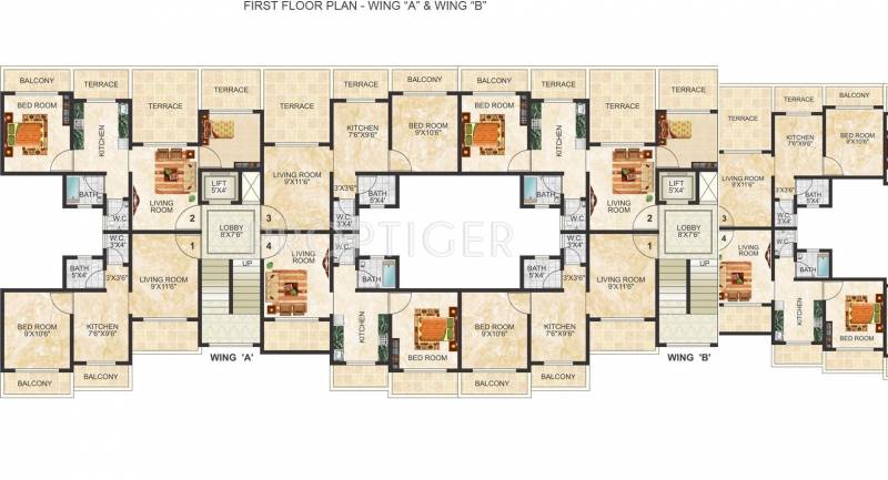 Images for Cluster Plan of Siddhivinayak Homes Tulsi Sanidhya