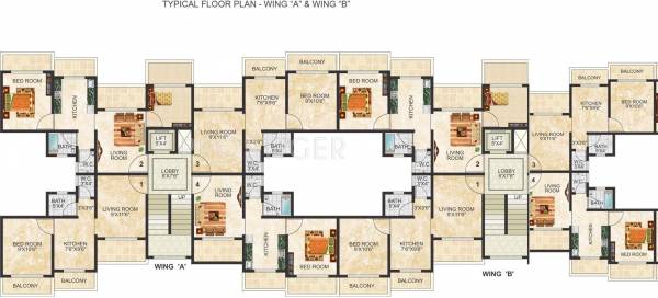 Images for Cluster Plan of Siddhivinayak Homes Tulsi Sanidhya