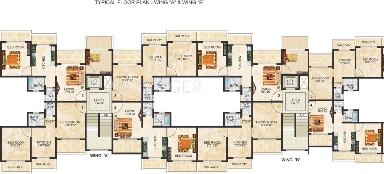Images for Cluster Plan of Siddhivinayak Homes Tulsi Sanidhya