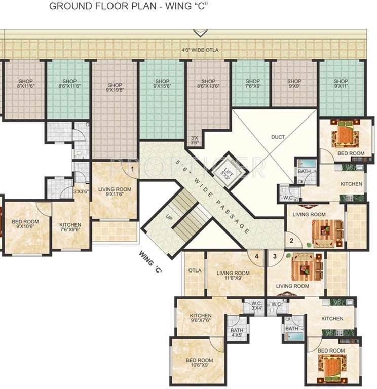 Images for Cluster Plan of Siddhivinayak Homes Tulsi Sanidhya