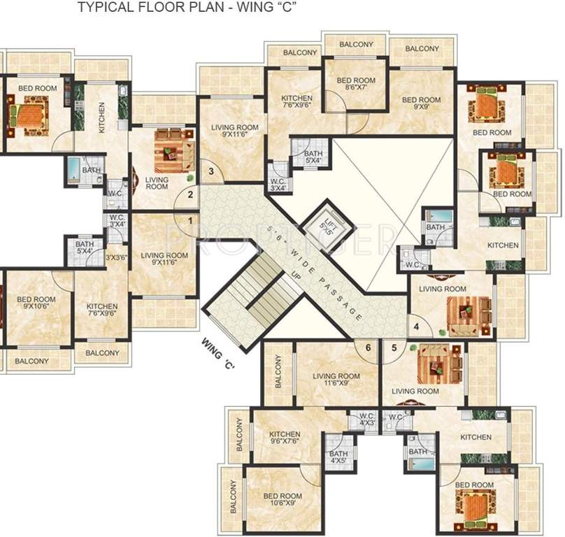 Images for Cluster Plan of Siddhivinayak Homes Tulsi Sanidhya