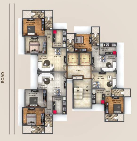  the-windsor The Windsor A Wing Cluster Plan