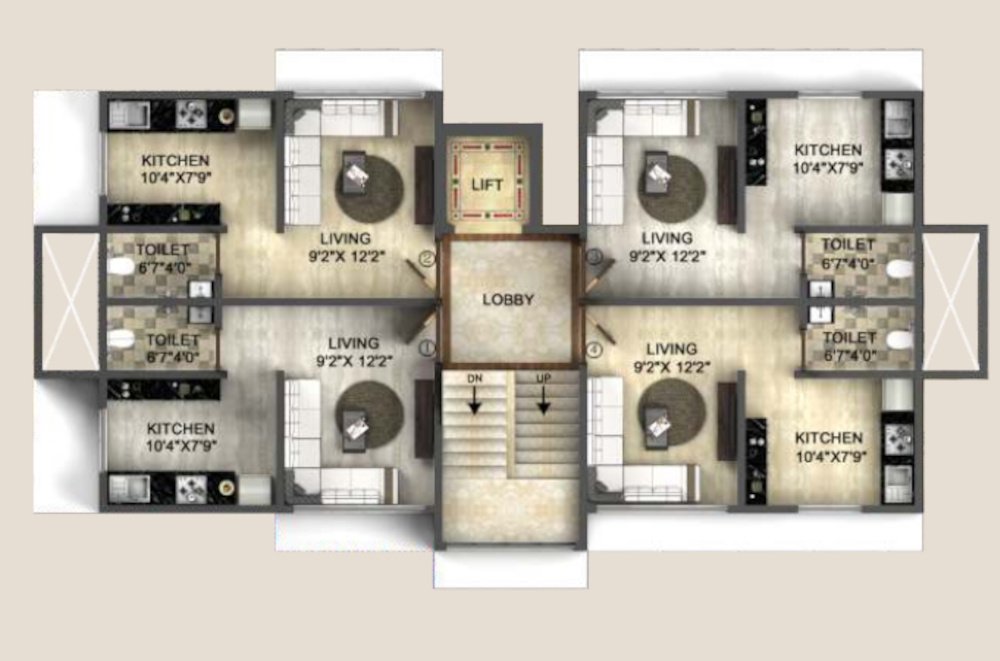 the windsor The Windsor B Wing Cluster Plan