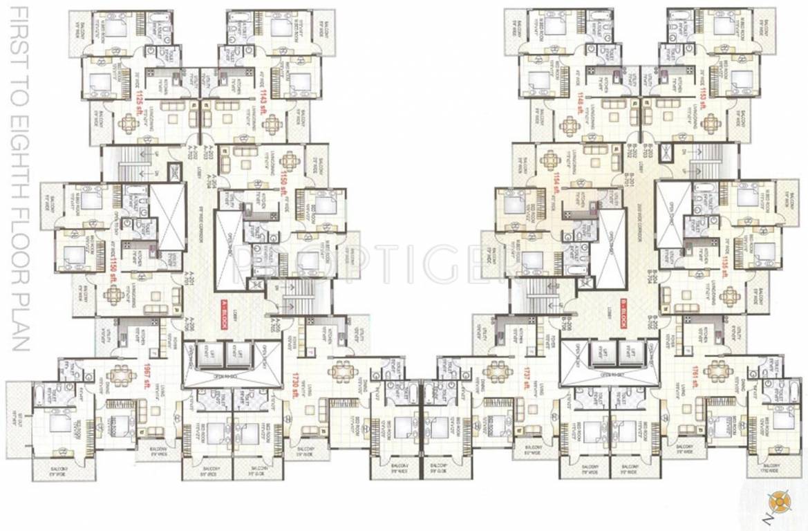  sindhya sunshine Wing A Cluster Plan