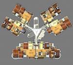  megapolis-sangria-towers Images for Cluster Plan of Pegasus Megapolis Sangria Towers