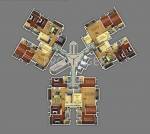  megapolis-sangria-towers Images for Cluster Plan of Pegasus Megapolis Sangria Towers