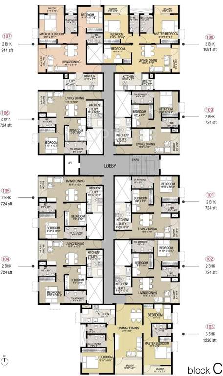  raga Images for Cluster Plan of Mohan Raga