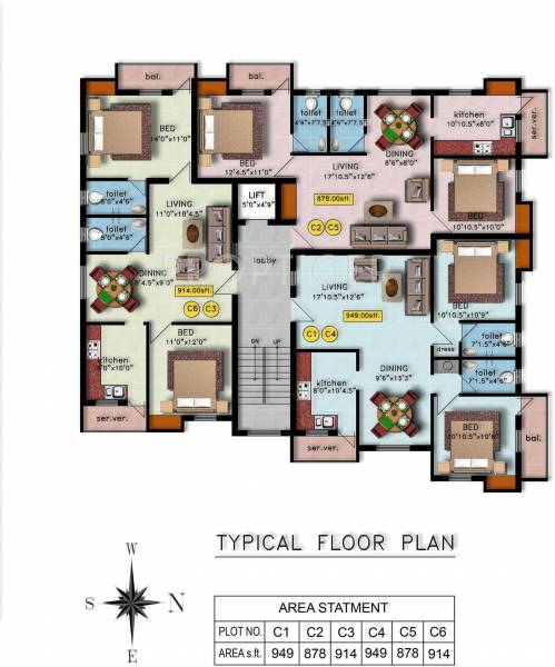 Images for Cluster Plan of Krisshna Radha Villa