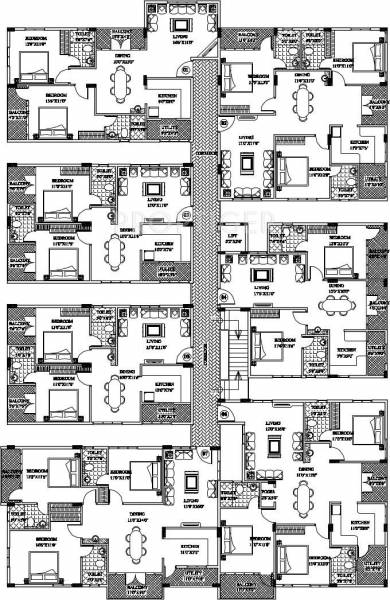 Images for Cluster Plan of Petra Developers Ikcon Gardenia