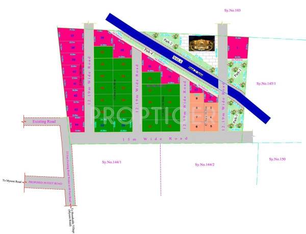 Images for Layout Plan of Galaxy Rajalakshmi Shanthivana