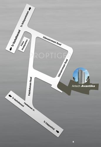  avantika Images for Location Plan of Artech Avantika