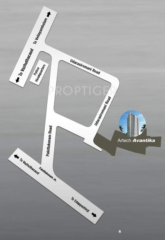 avantika Images for Location Plan of Artech Avantika