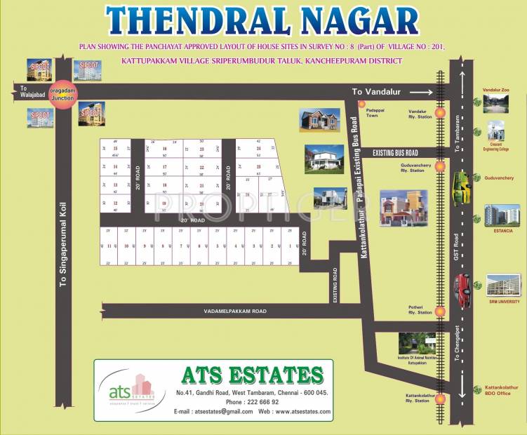 Images for Location Plan of ATS Thendral Nagar