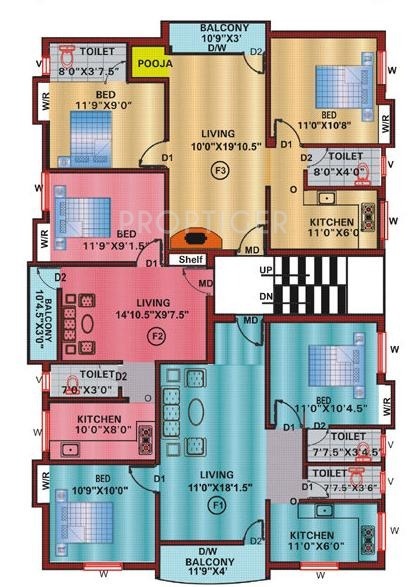 Images for Cluster Plan of Diamond Foundation Bliss Chambers