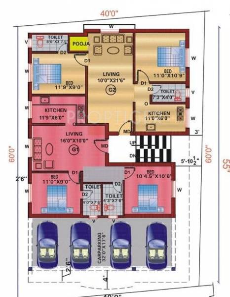 Images for Cluster Plan of Diamond Foundation Bliss Chambers