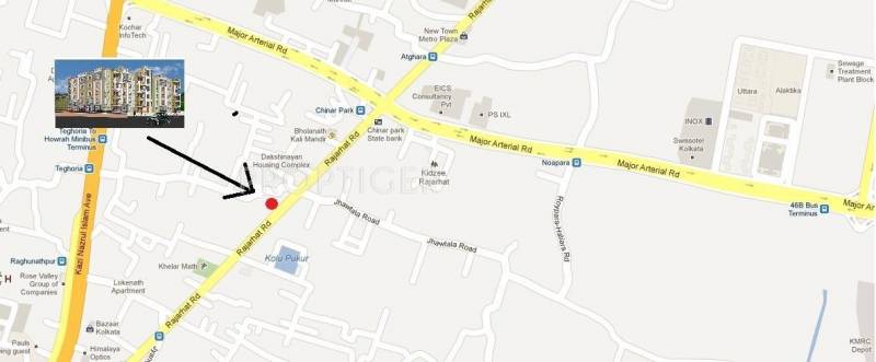 Images for Location Plan of SJC Constuction Prithibi Enclave