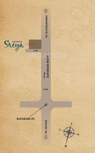  sreya Images for Location Plan of Artech Sreya
