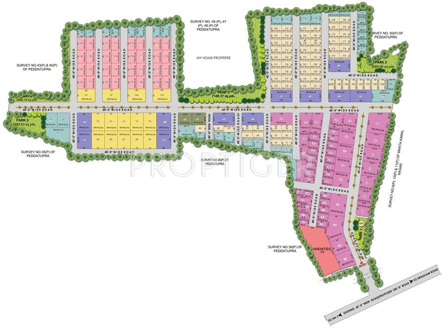 Images for Layout Plan of Anuradha Polo Estates