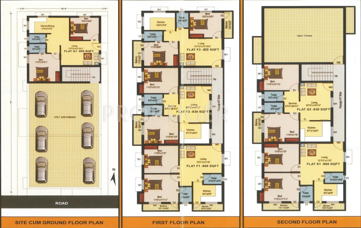 Images for Cluster Plan of Vijay Builders Sri Sai Residential