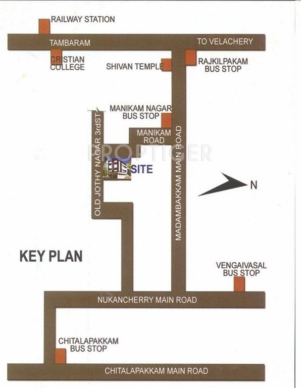Images for Location Plan of Vijay Builders Sri Sai Residential