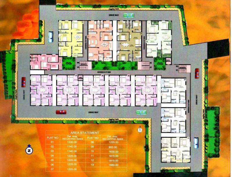 Images for Cluster Plan of KJR Pratyush Arcade
