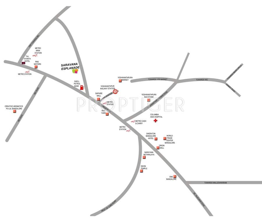 esplanade Images for Location Plan of Saravana Esplanade