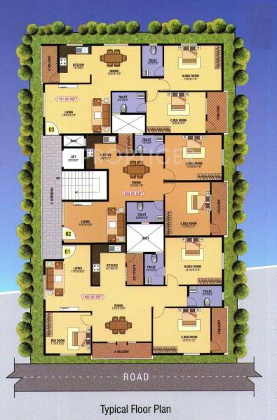 Images for Cluster Plan of Divya Panchamukhi Sundeep Grand