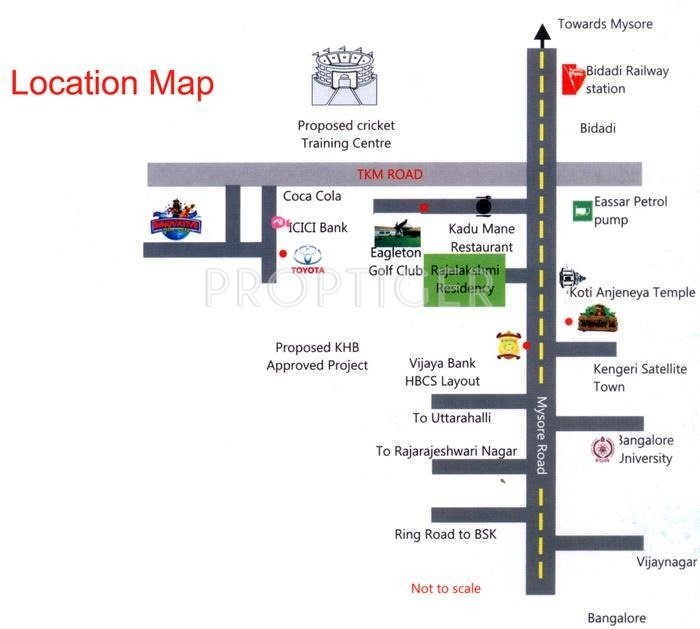 Images for Location Plan of Galaxy Rajalakshmi Residency