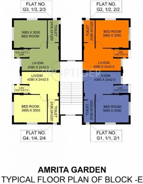 Images for Cluster Plan of BGA Amrita Garden