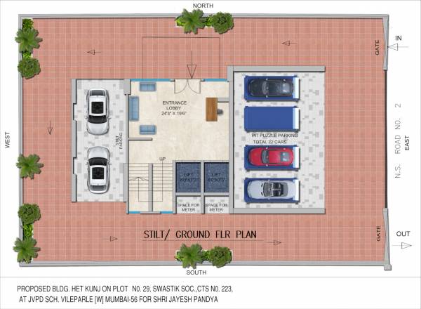 Cluster Plan for Ground Floor het-kunj-juhu Cluster Plan for Ground Floor