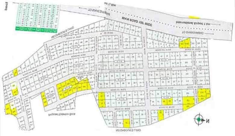 Images for Layout Plan of Orchid Green Land Pink City