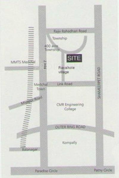 Headway Metro Homes Location Plan