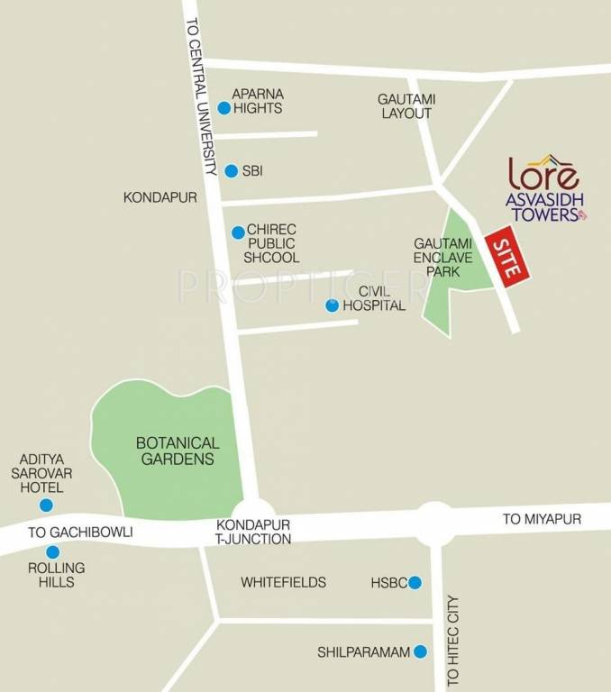 Images for Location Plan of Lore Asvasidh Towers