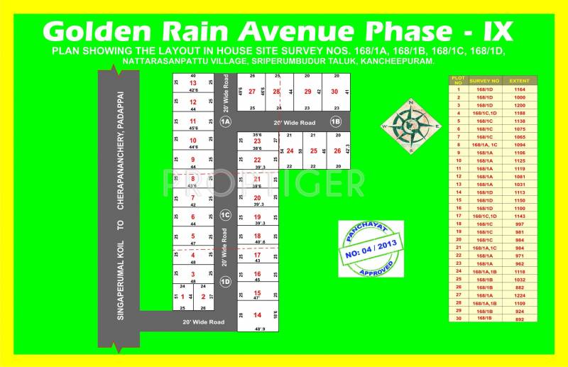 Images for Layout Plan of ABS Golden Rain Avenue Phase 9
