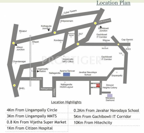Images for Location Plan of Ramana Diamond Homes