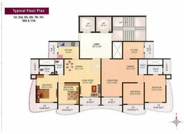 Typical Floor Plan heights Typical Floor Plan