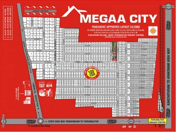 Images for Layout Plan of Jai Megaa City