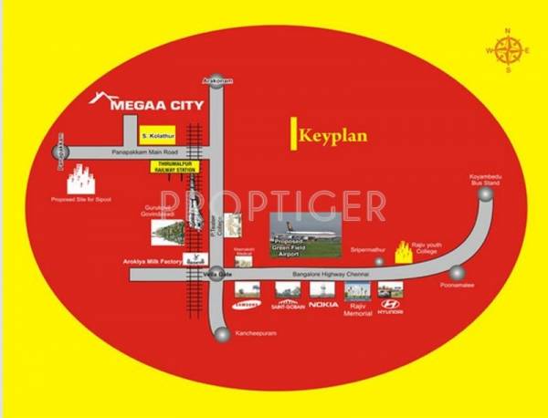 Images for Location Plan of Jai Megaa City