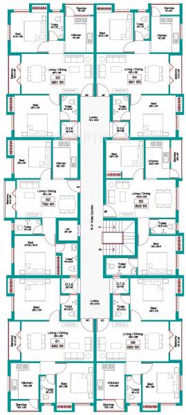 Images for Cluster Plan of Swetha Diamond Images for Cluster Plan of Swetha Diamond
