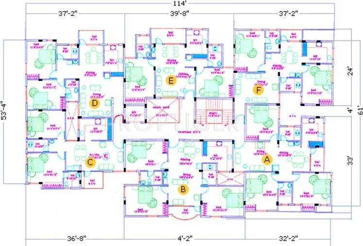 Images for Cluster Plan of Pranaam Foundations Malnad Castle