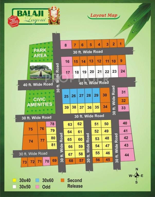 Bhumi Construction Balaji Layout Layout Plan