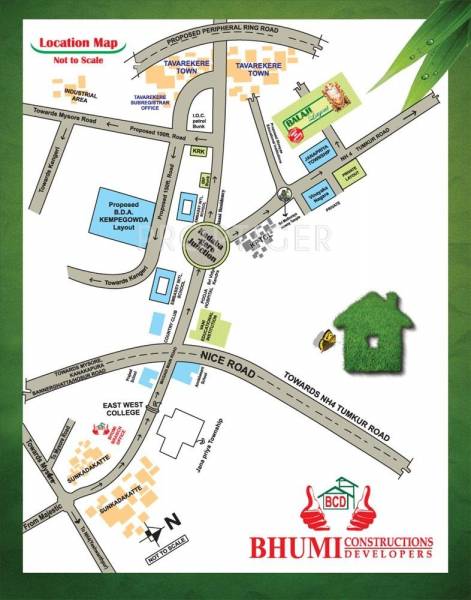 Bhumi Construction Balaji Layout Location Plan
