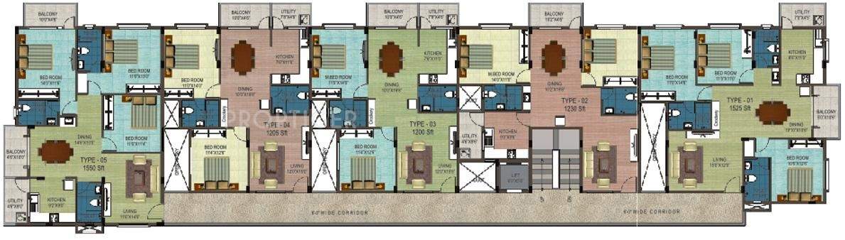 Images for Cluster Plan of Visalakshi Housing Himapriya