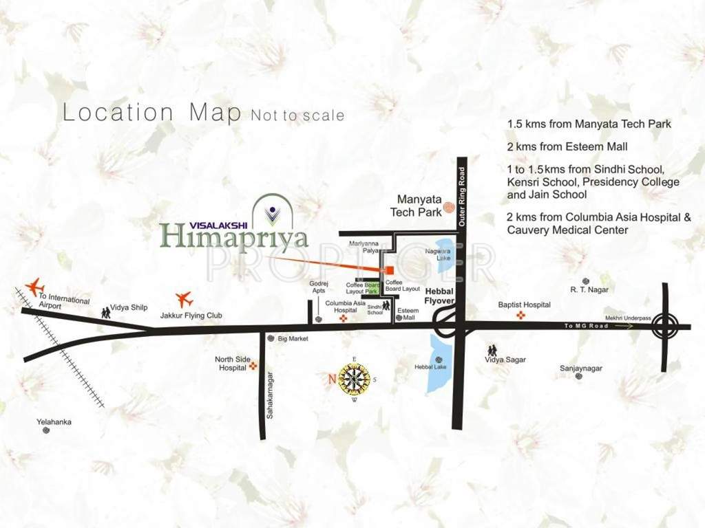 Visalakshi Housing Himapriya Location Plan