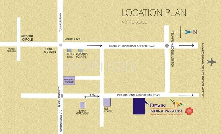 Images for Location Plan of Shreedevi Devin Indra Paradise