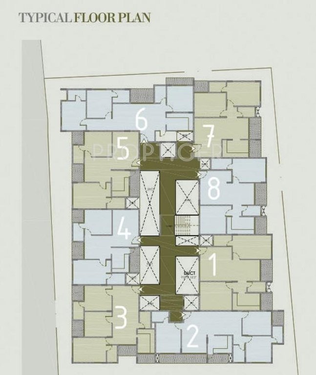  onyx Single Tower Cluster Plan