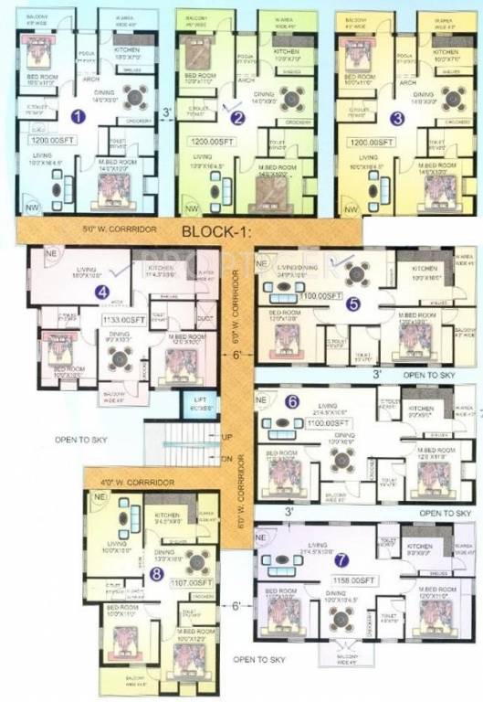 Images for Cluster Plan of Virat Group Virat Towers