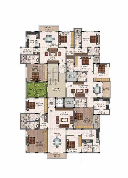 Images for Cluster Plan of Srivari Srivari Diya