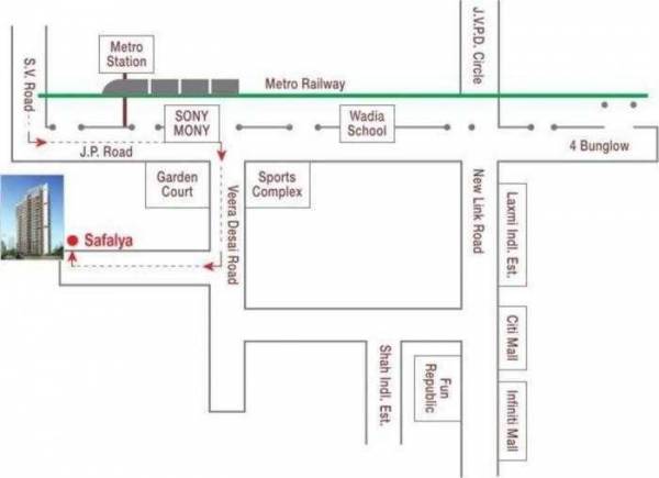  safalya Location Plan