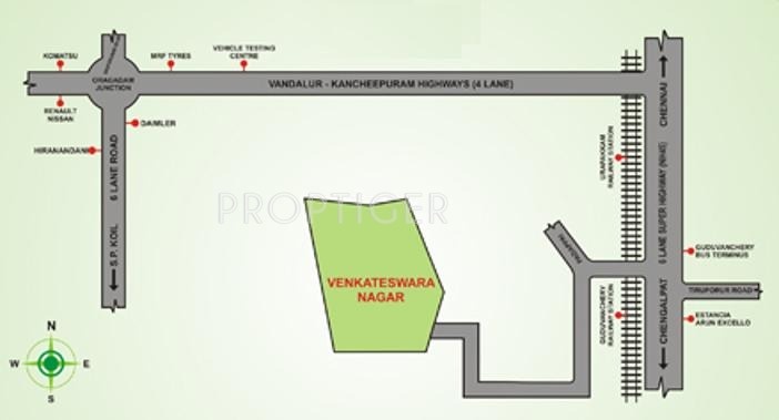 Images for Location Plan of Avani Sree Venkateswara Nagar